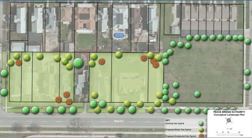 What does the Public Bridge Authority plan to do with this property? Officials won't say what the future holds. 