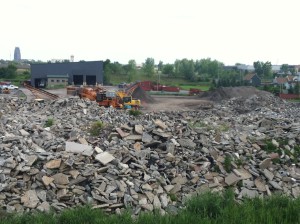 Neighbors of Battaglia Demolition have complained for years about the dust. 